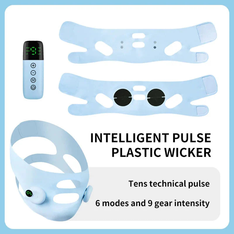 Microcurrent Face Shaping Device – EMS Smart Pulse V-Line Lifting Tool