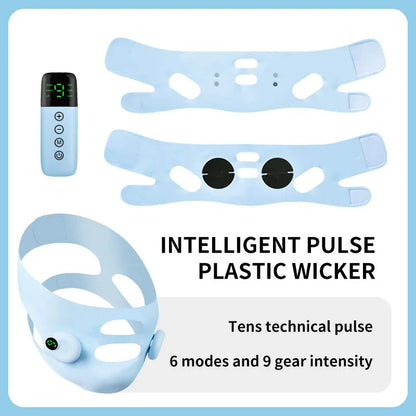 Microcurrent Face Shaping Device – EMS Smart Pulse V-Line Lifting Tool