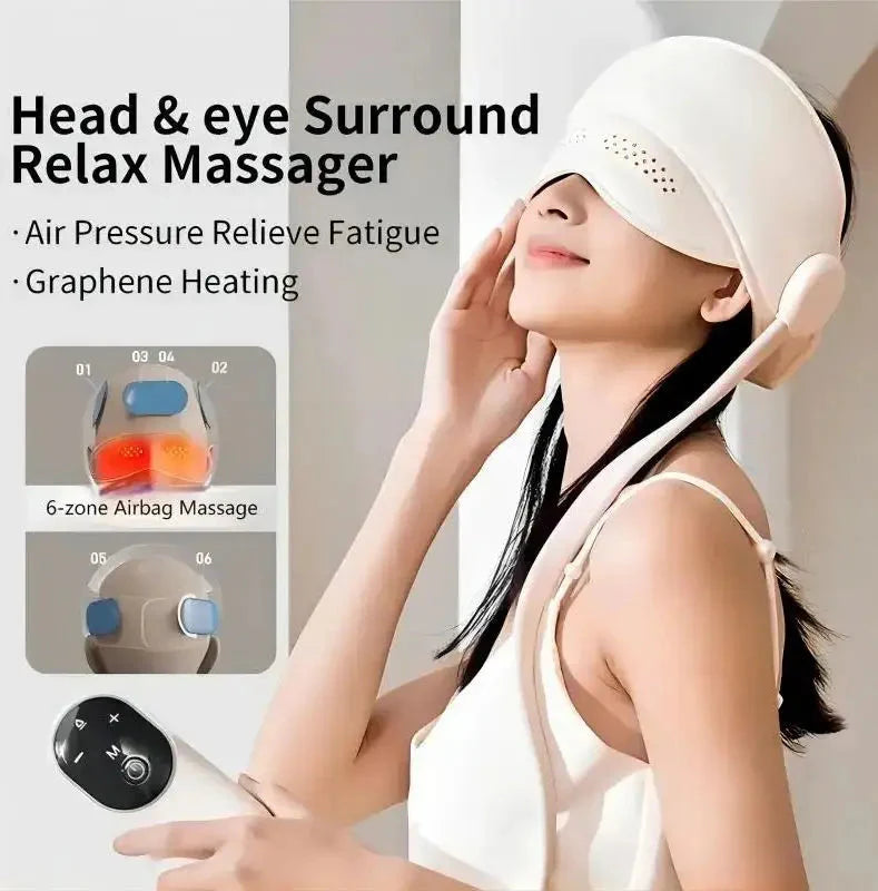 Air Pressure Graphene Eye & Head Massager