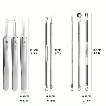 Stainless Steel Blackhead & Blemish Removal Kit