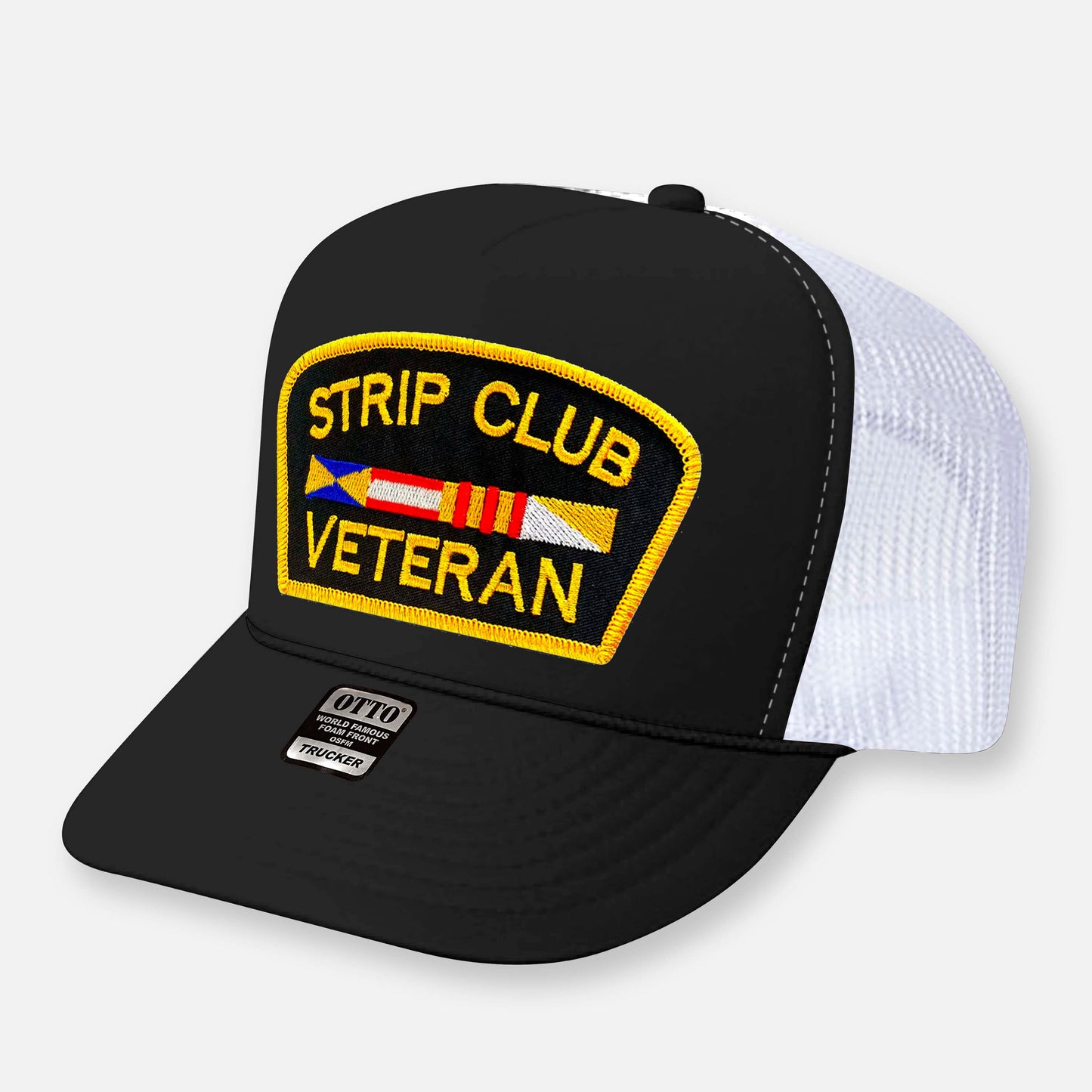 STRIP CLUB VETERAN CURVED BILL PATCH HAT
