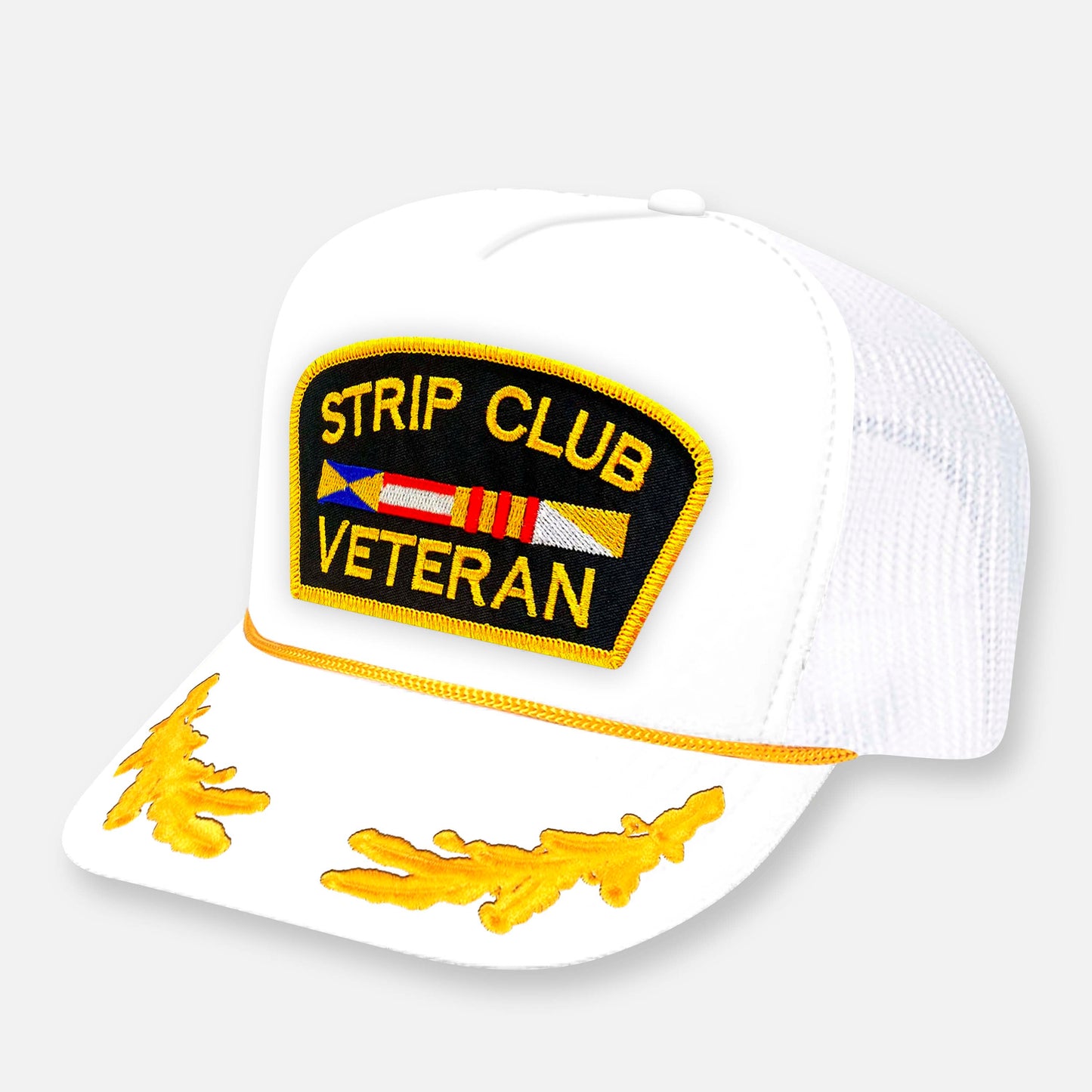 STRIP CLUB VETERAN CURVED BILL PATCH HAT
