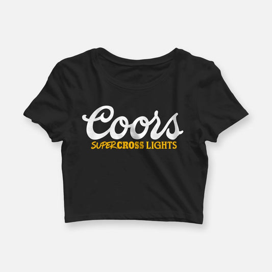 WOMENS SUPERCROSS LIGHTS CROP TEE