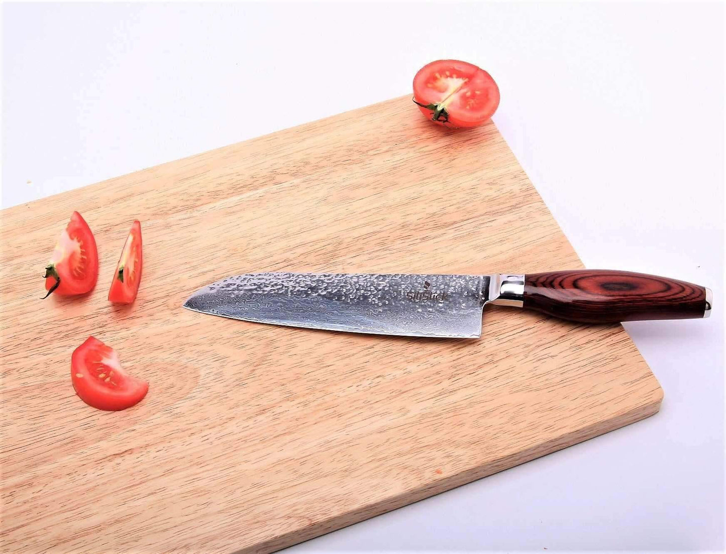 Damascus VG10 Santoku Knife – 7.25" High Carbon Japanese Blade