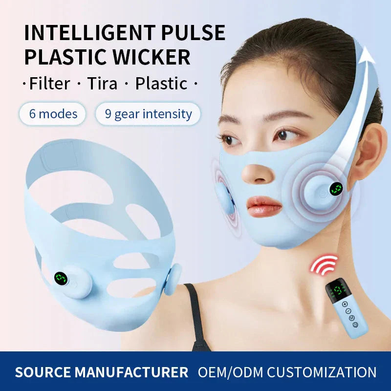 Microcurrent Face Shaping Device – EMS Smart Pulse V-Line Lifting Tool