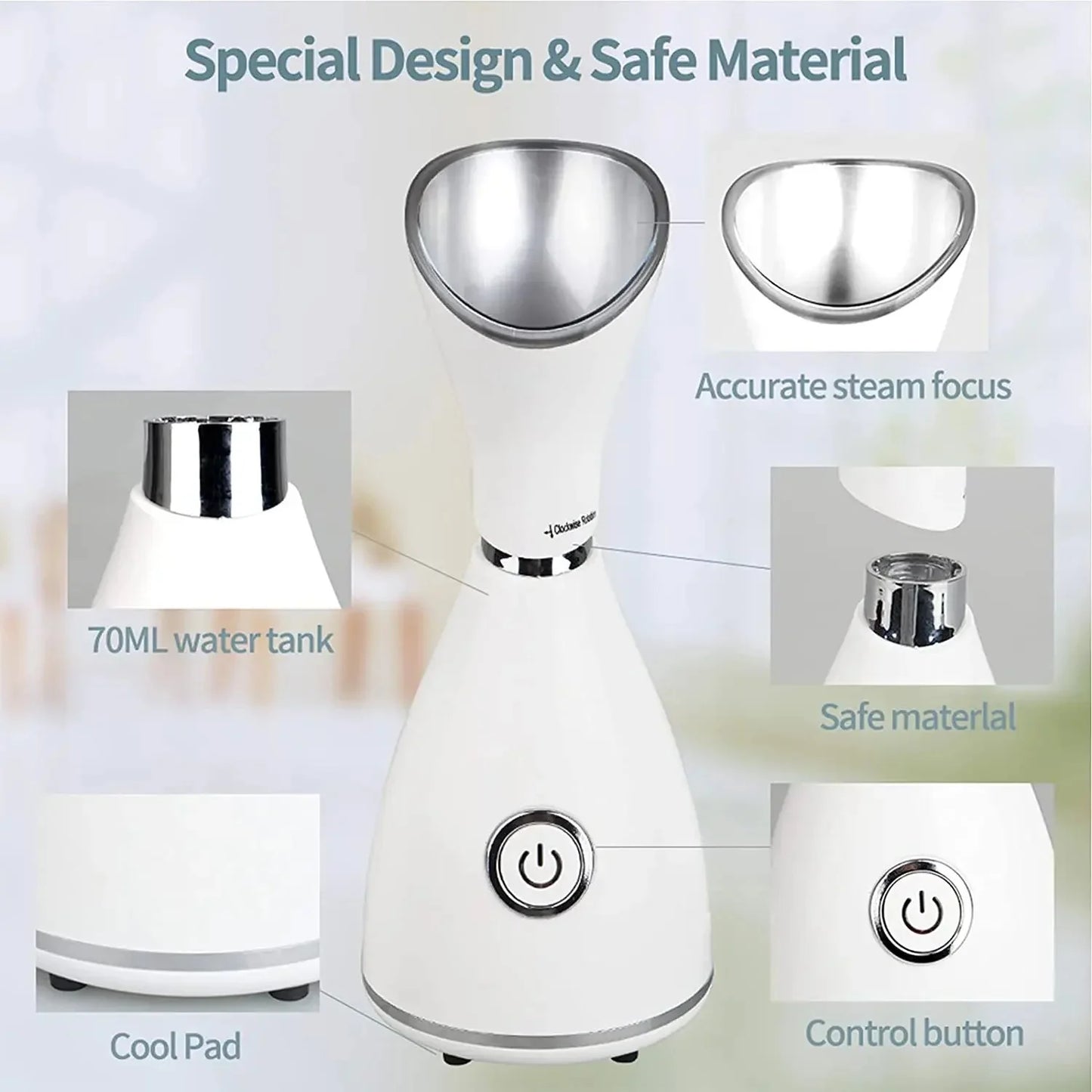 Nano Ionic Mini Facial Steamer