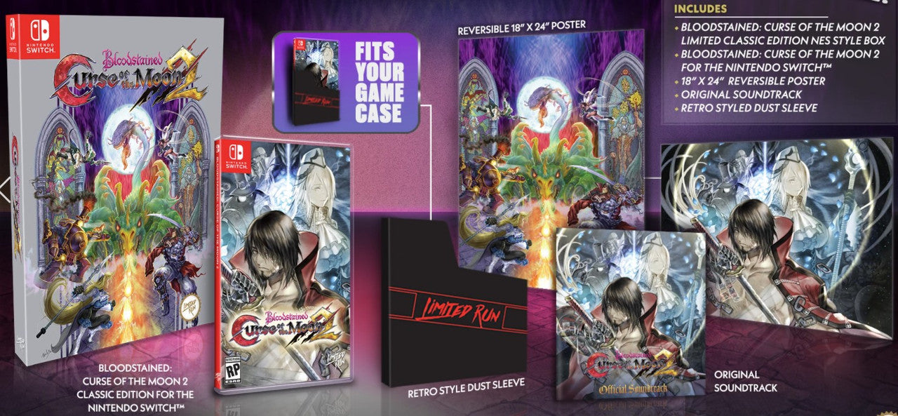 Limited Run Games #98: Bloodstained: Curse Of The Moon 2 - Classic Edition (Nintendo Switch)