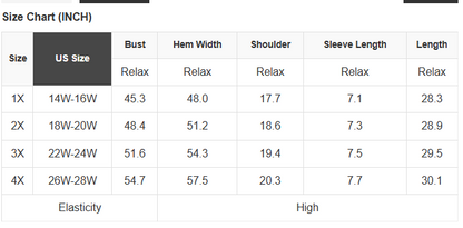 Plus Size Round Neck Roll Sleeve T-shirt