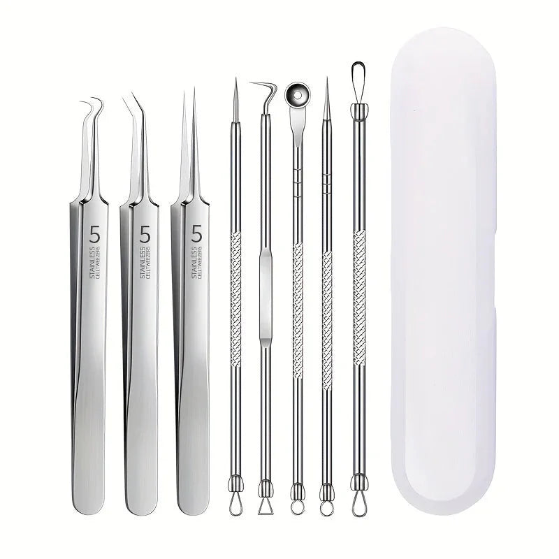 Stainless Steel Blackhead & Blemish Removal Kit