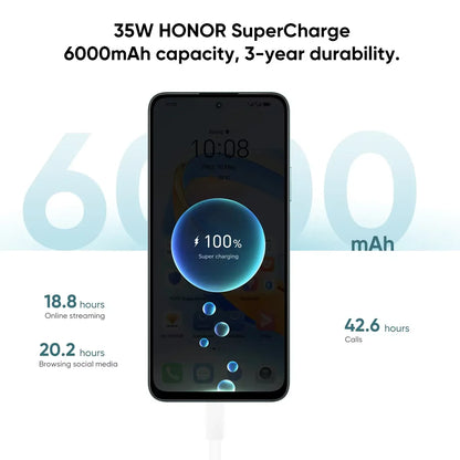 2024 HONOR X7b 5G Global Version Mediatek Dimensity 6020 6.8" 90Hz Refresh Rate Display 6000mAh Long Battery 108MP Triple Camera