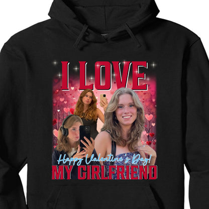Live Preview Custom Your Own Bootleg Idea, Personalized Vintage Rap Shirt, Custom Valentines Photo Shirt C864