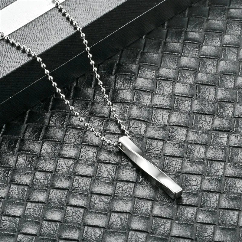 Rhombus Titanium Necklace