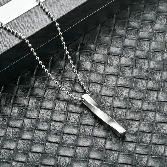 Rhombus Titanium Necklace