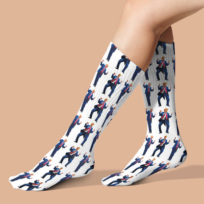 Trump Christmas Socks, Trump Dancing Socks, Make Christmas Great Again Socks, Gift For Trump Supporters 681828 - GOP