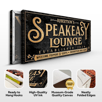 Speakeasy Personalized Bar Sign II