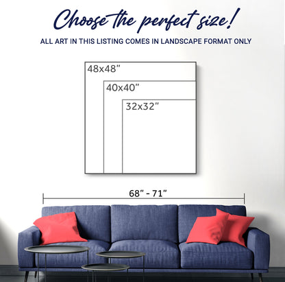 Canvas Print: "Ethereal Arboretum"