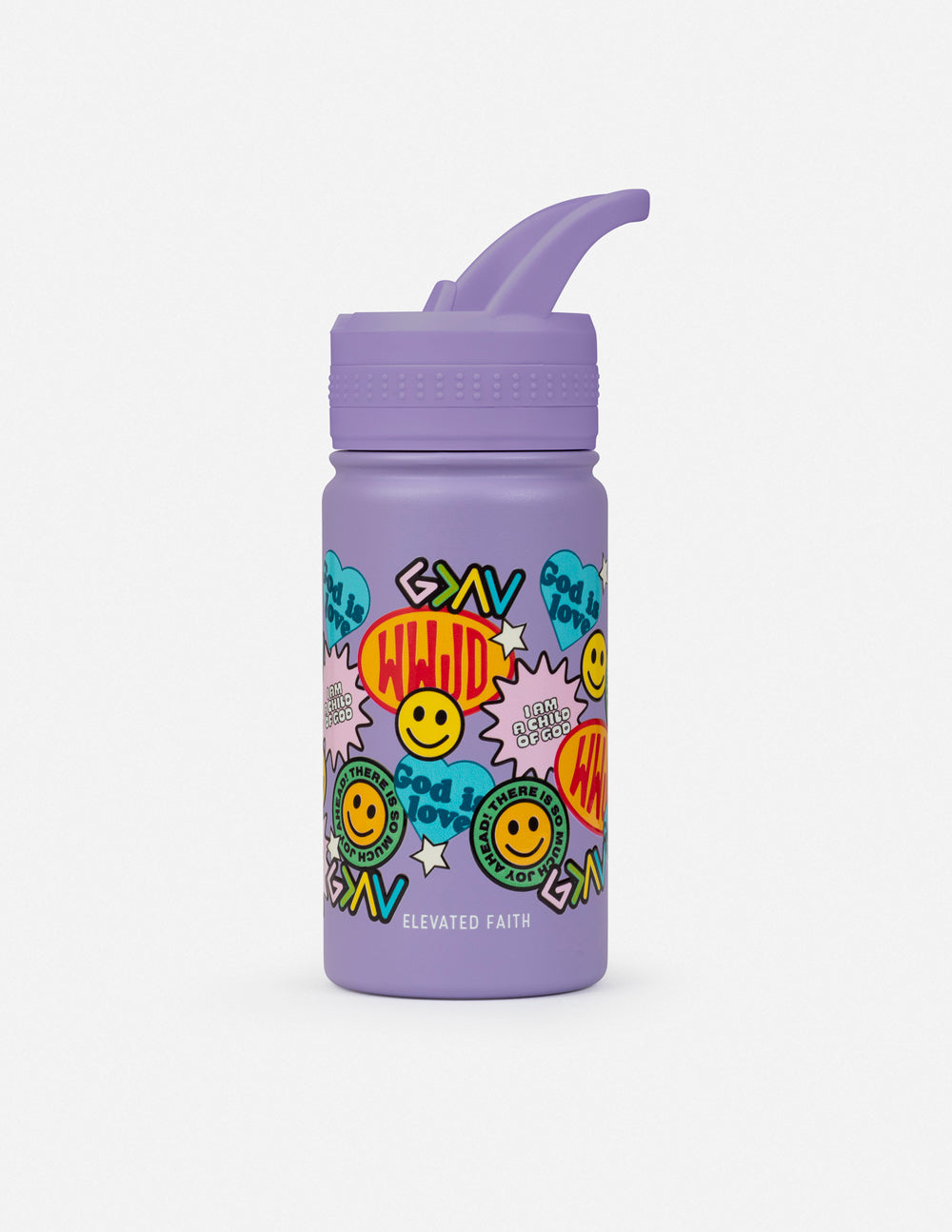 Sticker Collage Kids Water Bottle