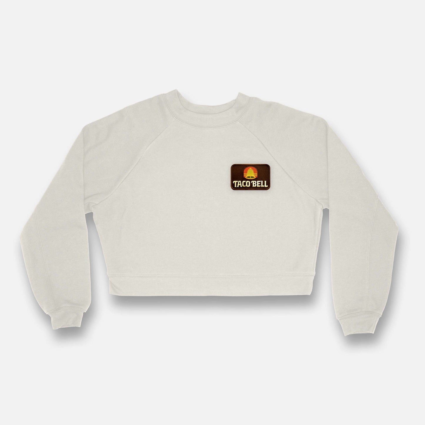 VINTAGE TACO BELL CROP RAGLAN CREWNECK SWEATSHIRT