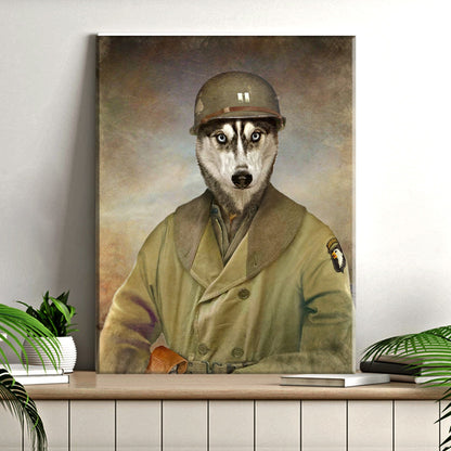 Pet Husky Military Dog Sign