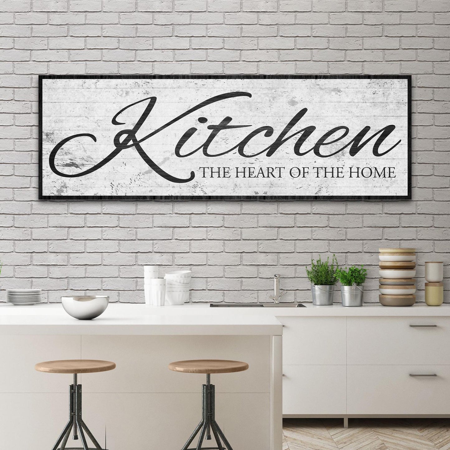 Kitchen Is The Heart Of The Home Sign II