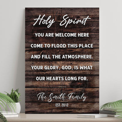 Holy Spirit You Are Welcome Here Sign