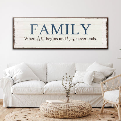 8 Powerful Words Family Sign II