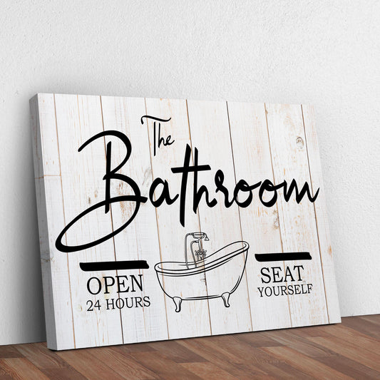 The Bathroom Sign