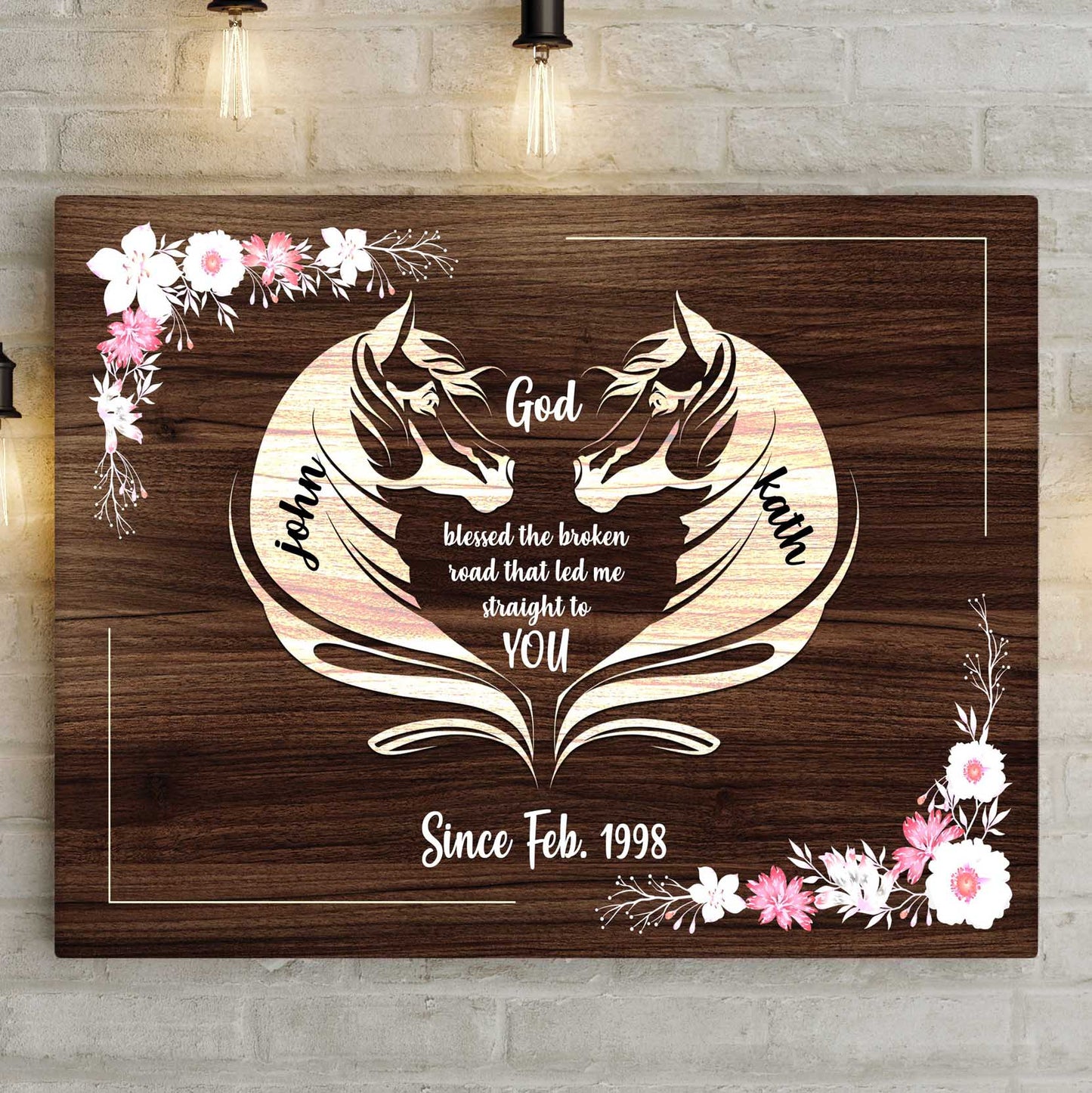 Horse Couple Sign II