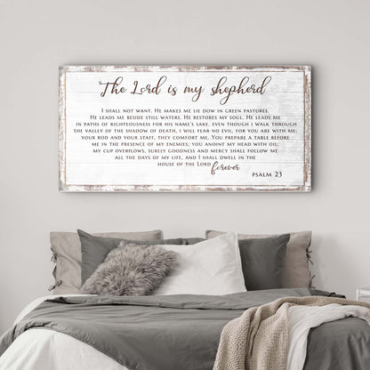 Psalm 23 - The Lord Is My Shepherd Sign III