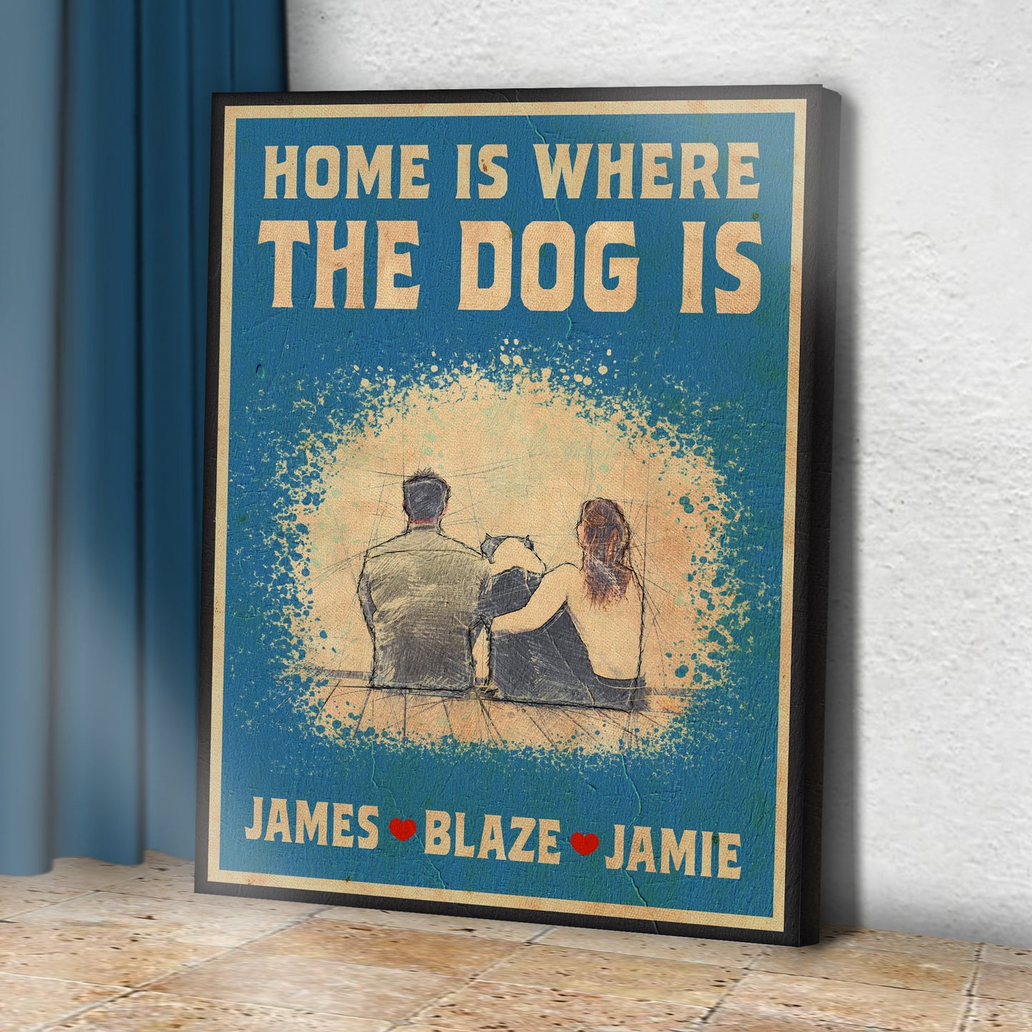 Home Is Where The Dog Is Sign II