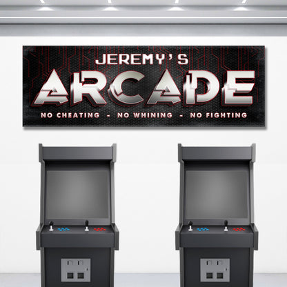 Arcade Family Sign