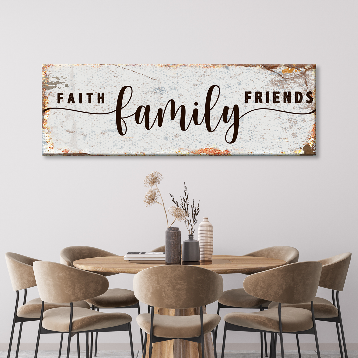 Faith Family Friends Sign II