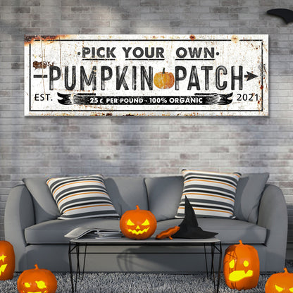 Pick Your Own Pumpkin Patch Sign