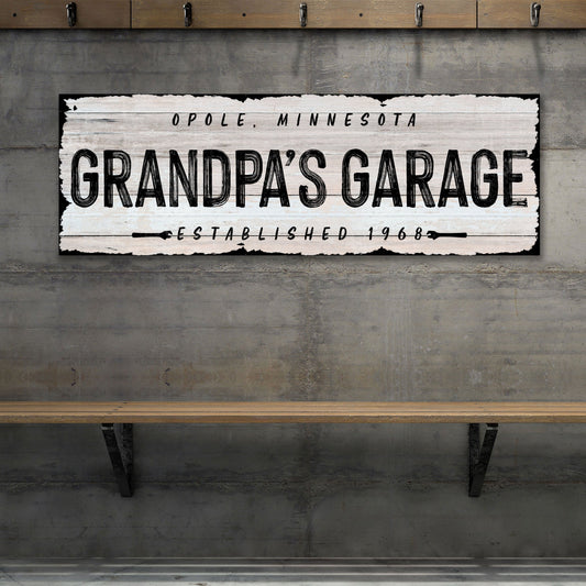 Grandpa Garage Sign II