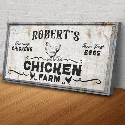 Free Range Chicken Farm Sign