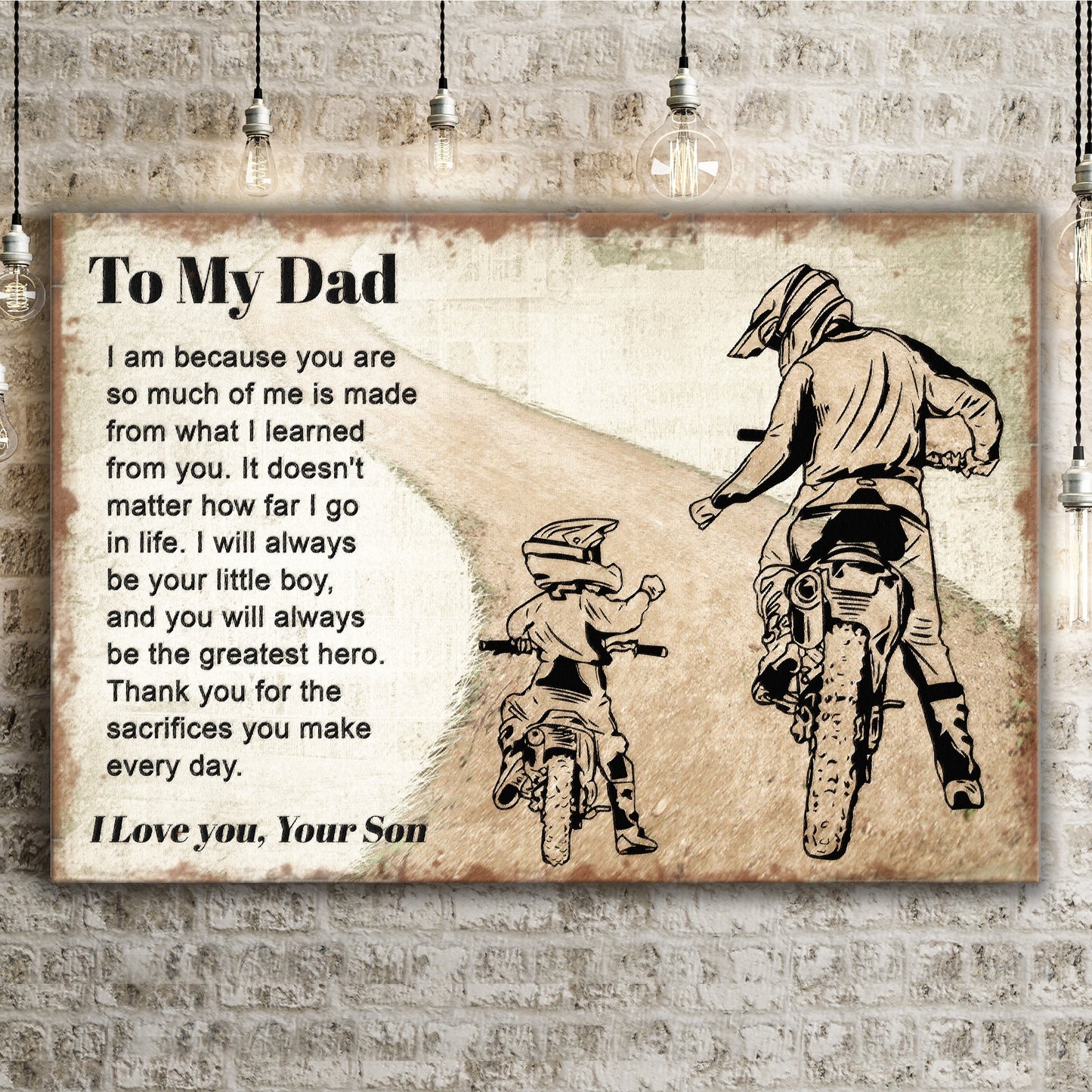 You Will Always Be The Greatest Hero Happy Father's Day Sign