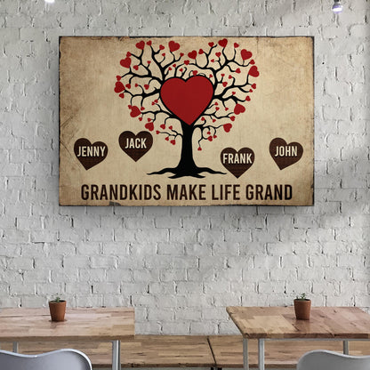 Grandkids Make Life Grand Sign