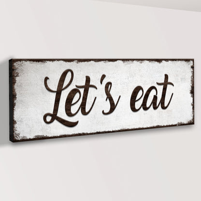 Let's Eat Sign
