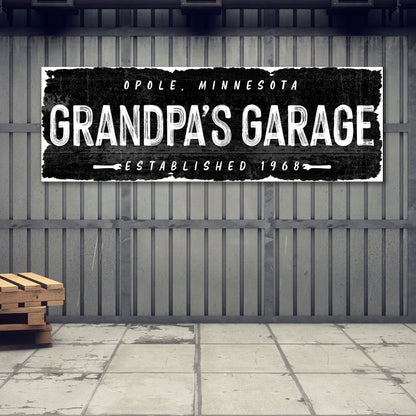Grandpa Garage Sign II