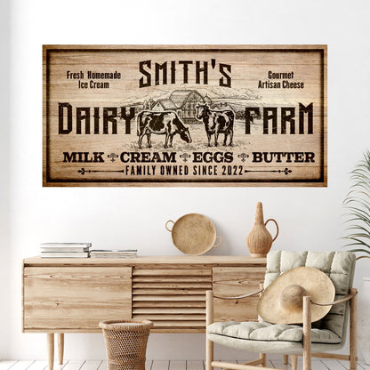 Dairy Farm Sign II