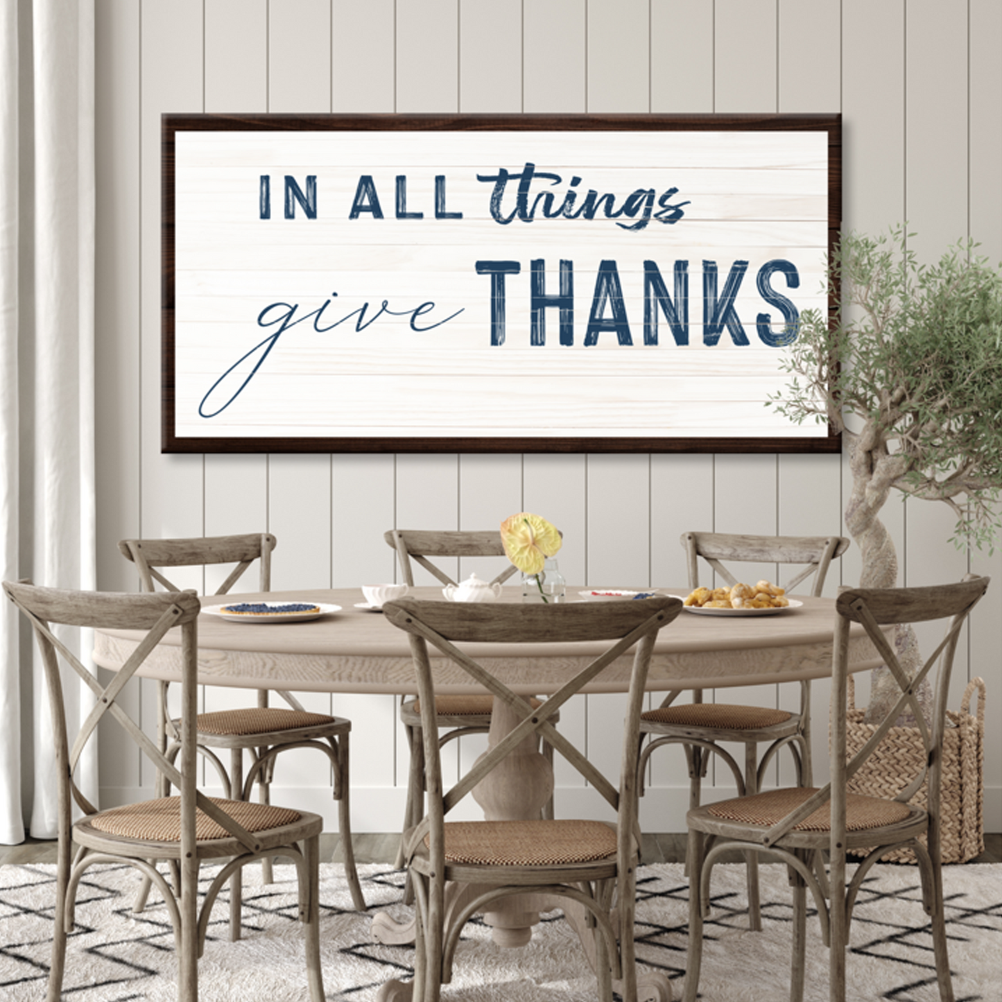 In All Things Give Thanks Sign II