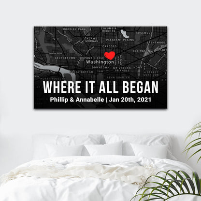 Couple Street Map Sign II