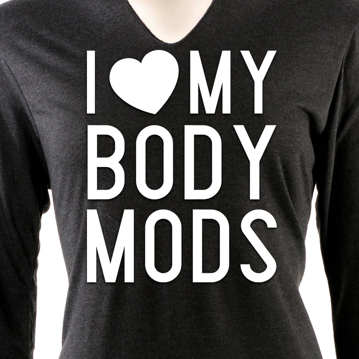 I Love My Body Mods Tapered Long Sleeve Hoodie