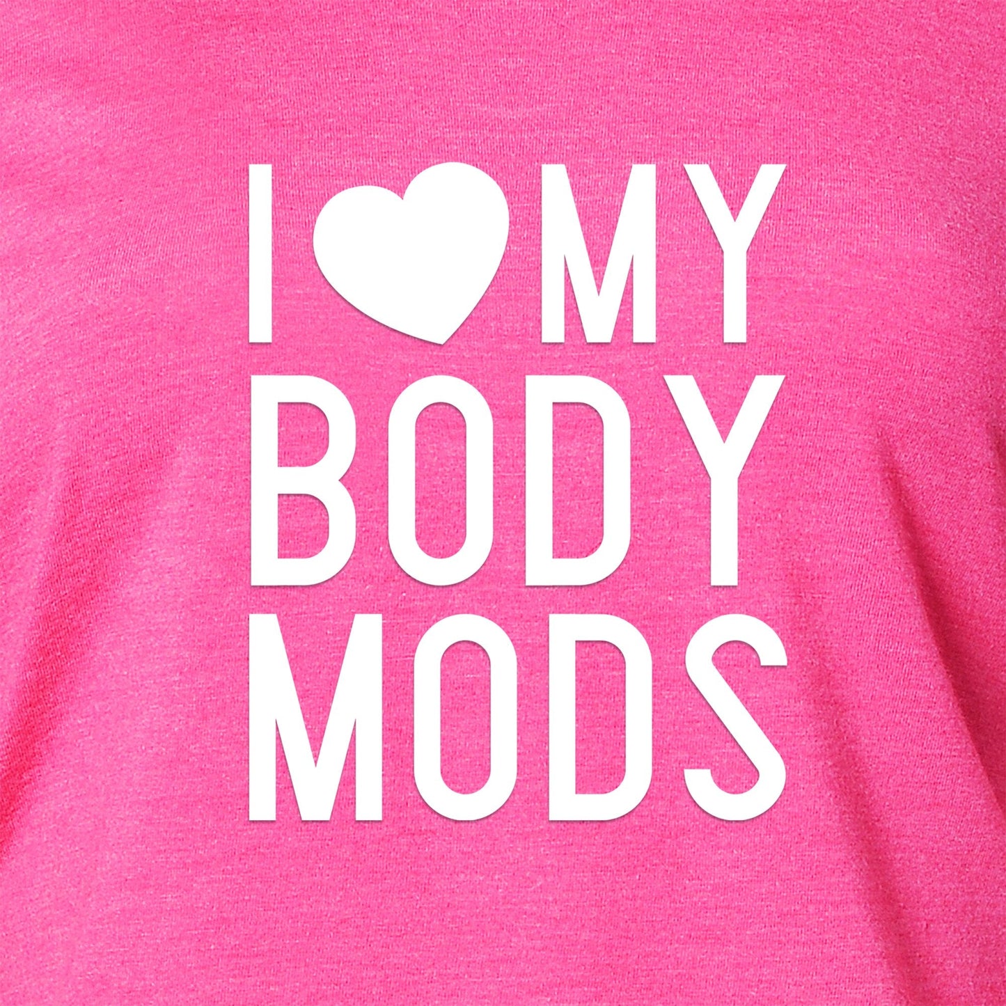 I Love My Body Mods Tapered Long Sleeve Hoodie