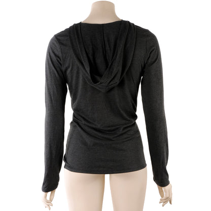Pierced Goddess Tapered Long Sleeve Hoodie