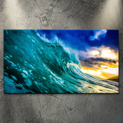 Fast Waves Canvas Wall Art