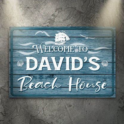 Beach House Welcome Sign