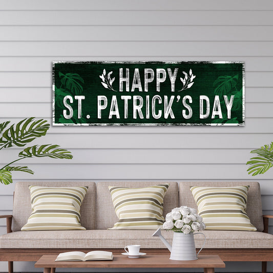 Happy St. Patrick's Day Sign III
