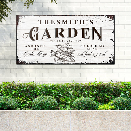 Family Garden Sign