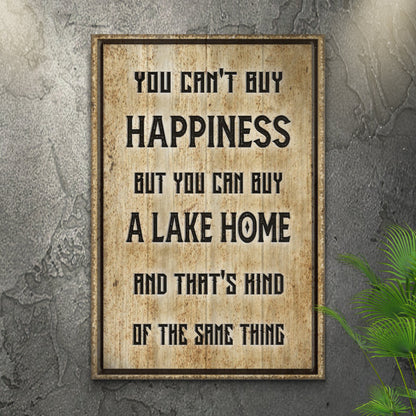Lake Home Sign